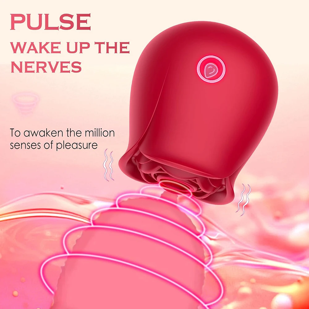 Rose Vagina Sucking Vibrator Women Nipple Anal Massager Oral Clitoral Vacuum Stimulator Female Masturbator Sex Toys for Adults - view 6