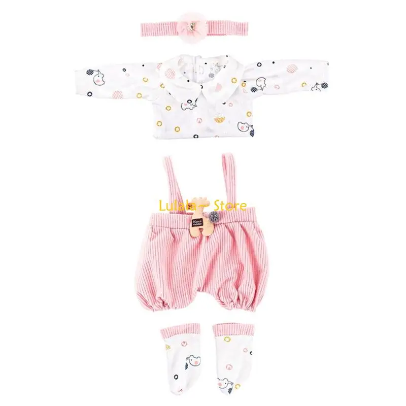 Y4QA Muñeca 18 pulgadas Invierno ropa Autumh Fashion Collection Dolling Wachingup Ropa para actividad 43