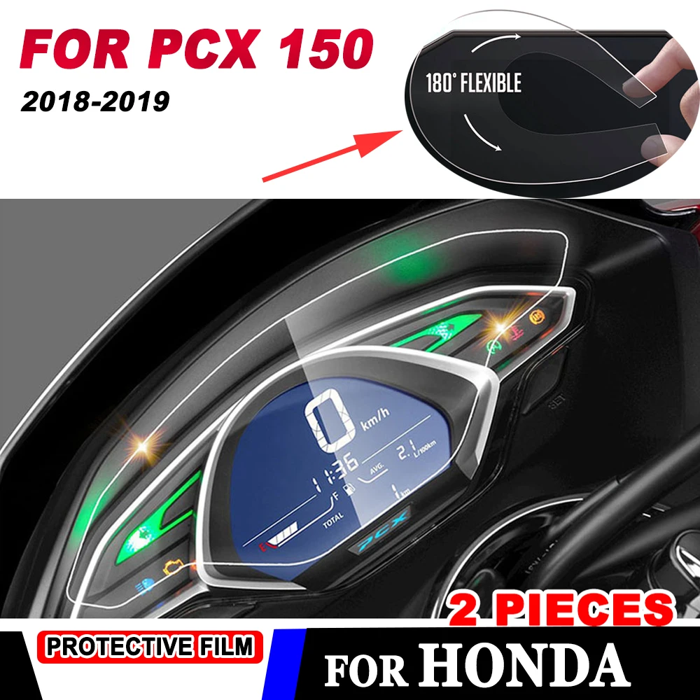 For Honda PCX 150 2018-2019Motorcycle Cluster Scratch Protection Film Dashboard Instrument Speedometer Screen Sticker