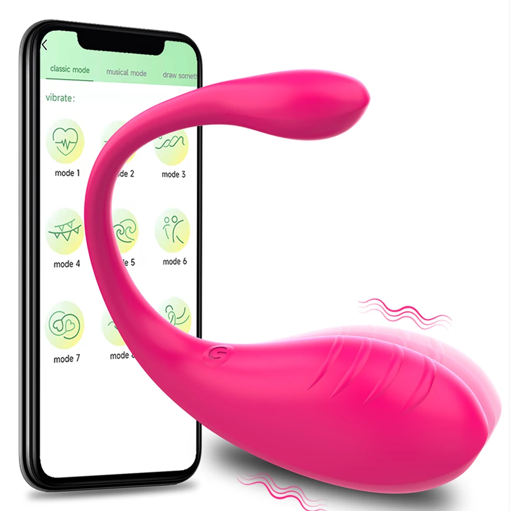 App Vibrators for Women Long Distance Bluetooth G Spot Dildo Wear Vibrating Egg Female Vaginal Ball Panties  Toys for Couples