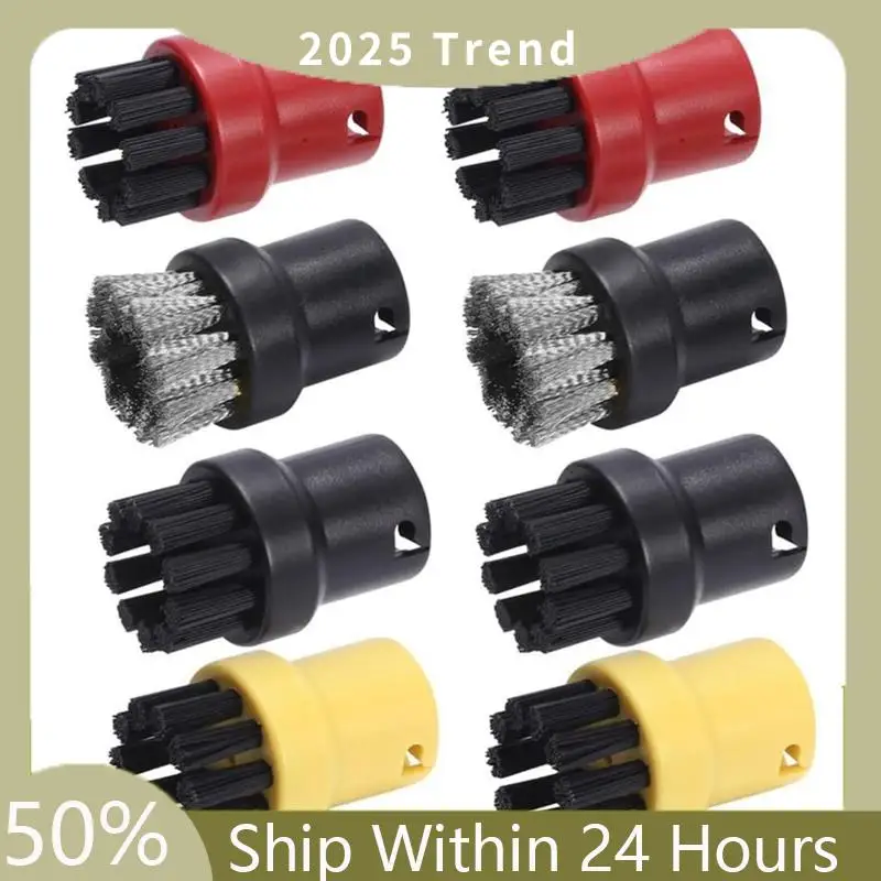 A75X Top 8PCS Ronde Stoomreiniger Borstels Vervanging Forkarcher SC1/SC2/CTK10/SC3/SC4/SC5/SC7 Stoomreiniger Onderdelen