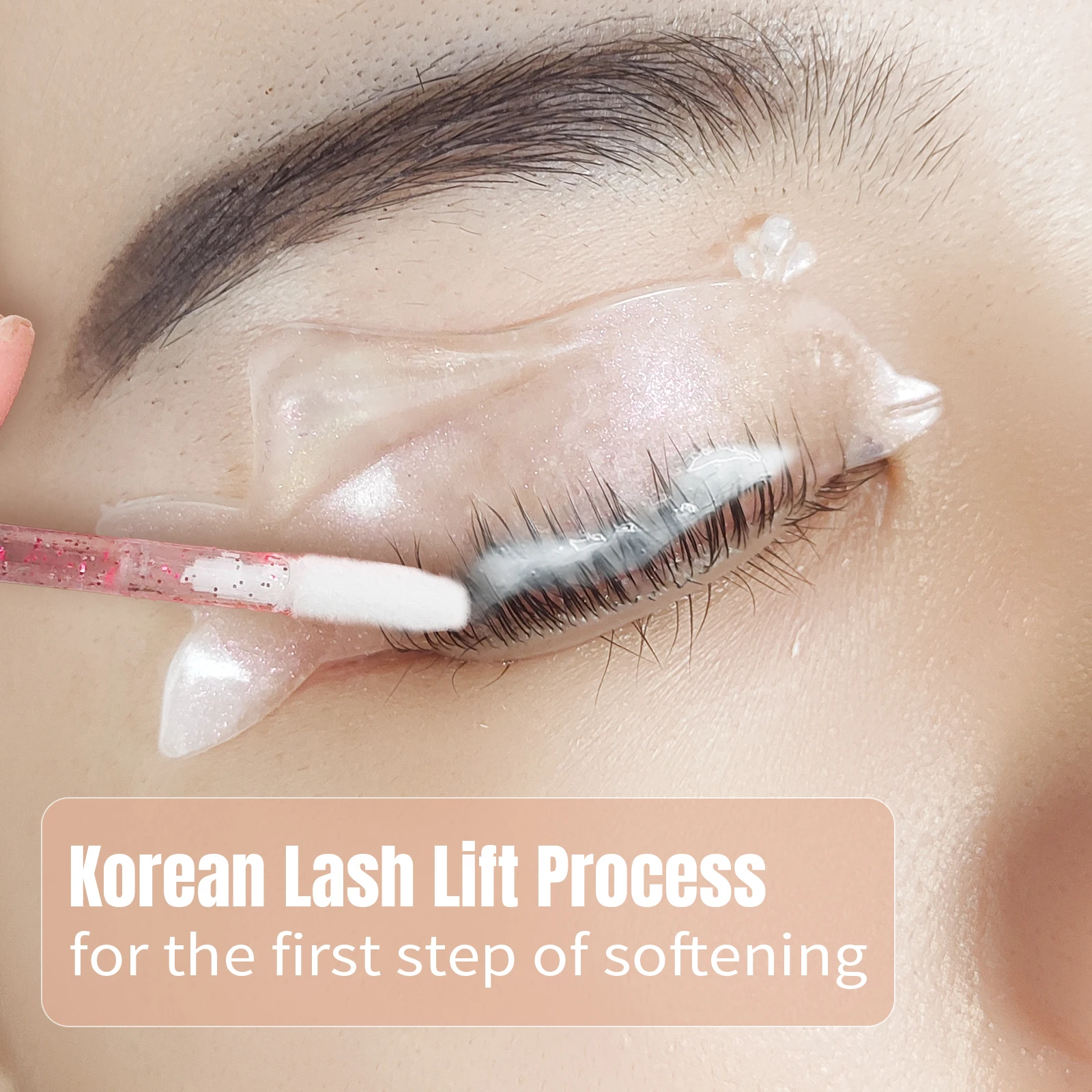 Libeauty 1 paire de coussinets de permanente de cils en Silicone tige de cils plate tige de levage de cils coréenne sans colle pour NO.1 Perm adoucir outil de coussin de levage de cils