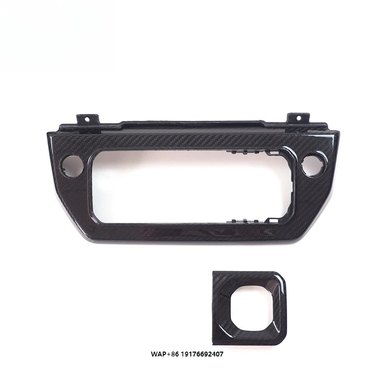 

Right-hand Driving Carbon Fiber air Conditioning Mode Button Decorative Frame for 2020+ forLand Rover Defender