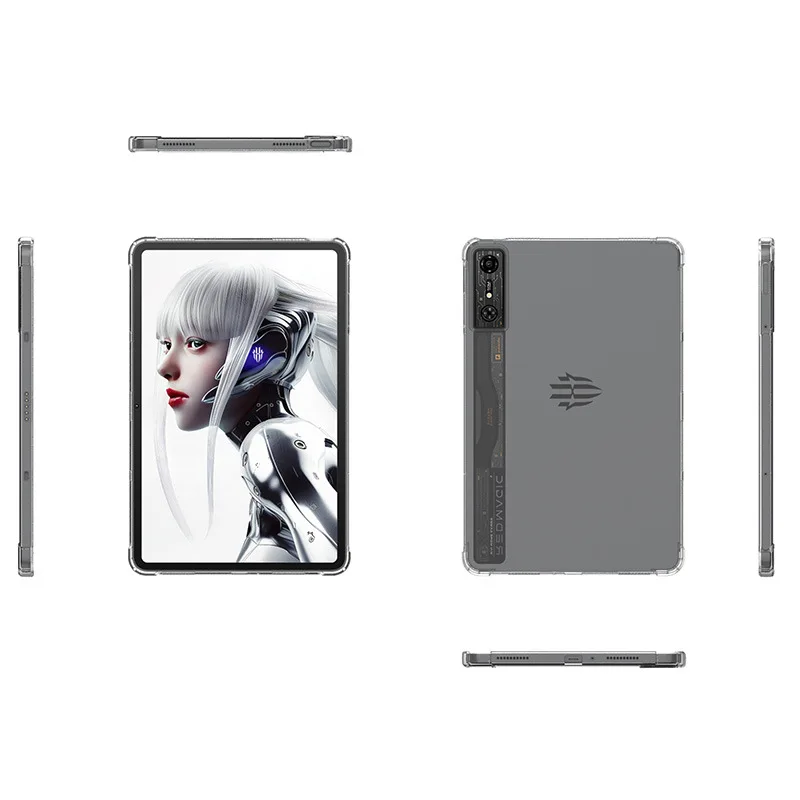 1x Soft TPU Cover For Nubia RedMagic Nova 10.9'' Tablet Shockproof Shell Protective Skin Case