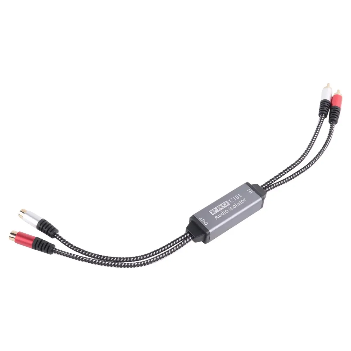 AT42 2-Way Audio Isolator Audio Noise Filter Audio Current Noise Eliminator Isolator Audio Signal Noise Reducer