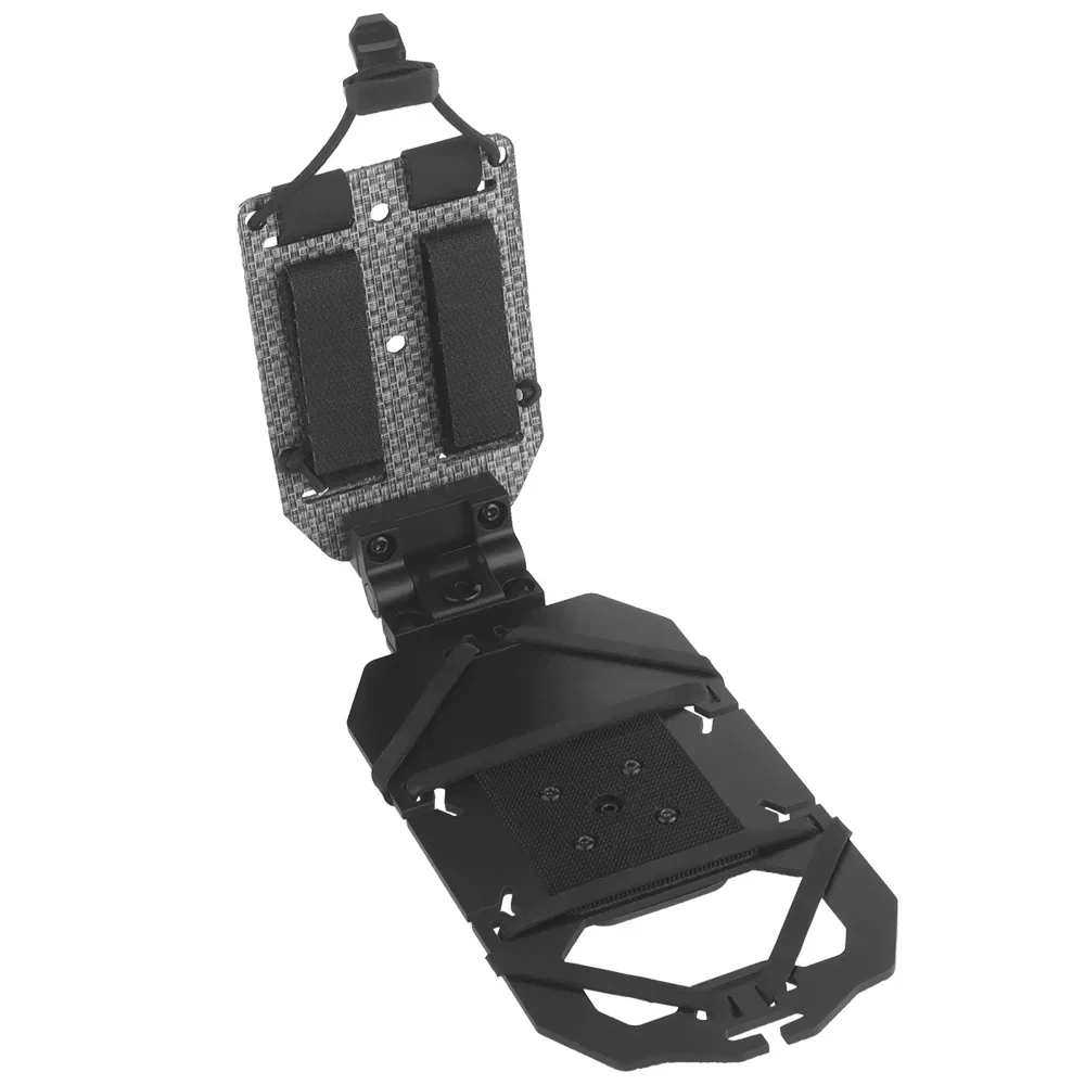 

Outdoor Camping Adventure Travel 90 ° Rotating Mobile Navigation Stand with Vertical Molle Installation