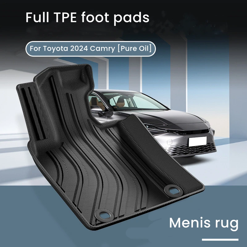 Car Trunk Mat TPE Car Floor Mats for Toyota camry 2024 pure oil All Weather Rear Trunk Pad Cargo Liner Seat Back Anti Dirty Pads