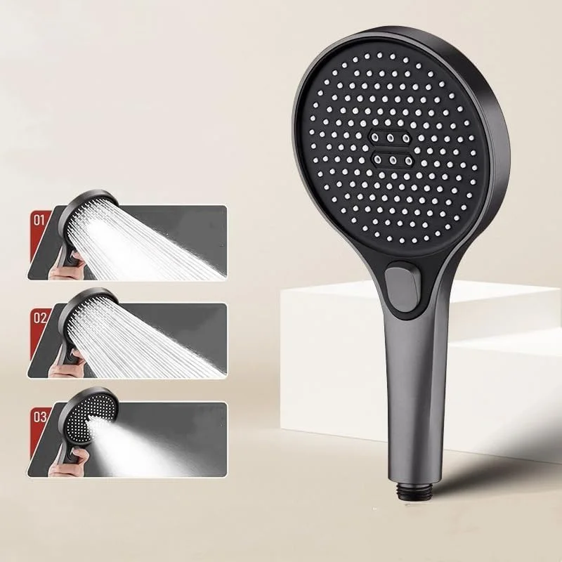 

Shower Nozzles, High pressure Hand Held Shower Head, Fixed Rain Shower Head, 3 Spray Modes and Universal Interface