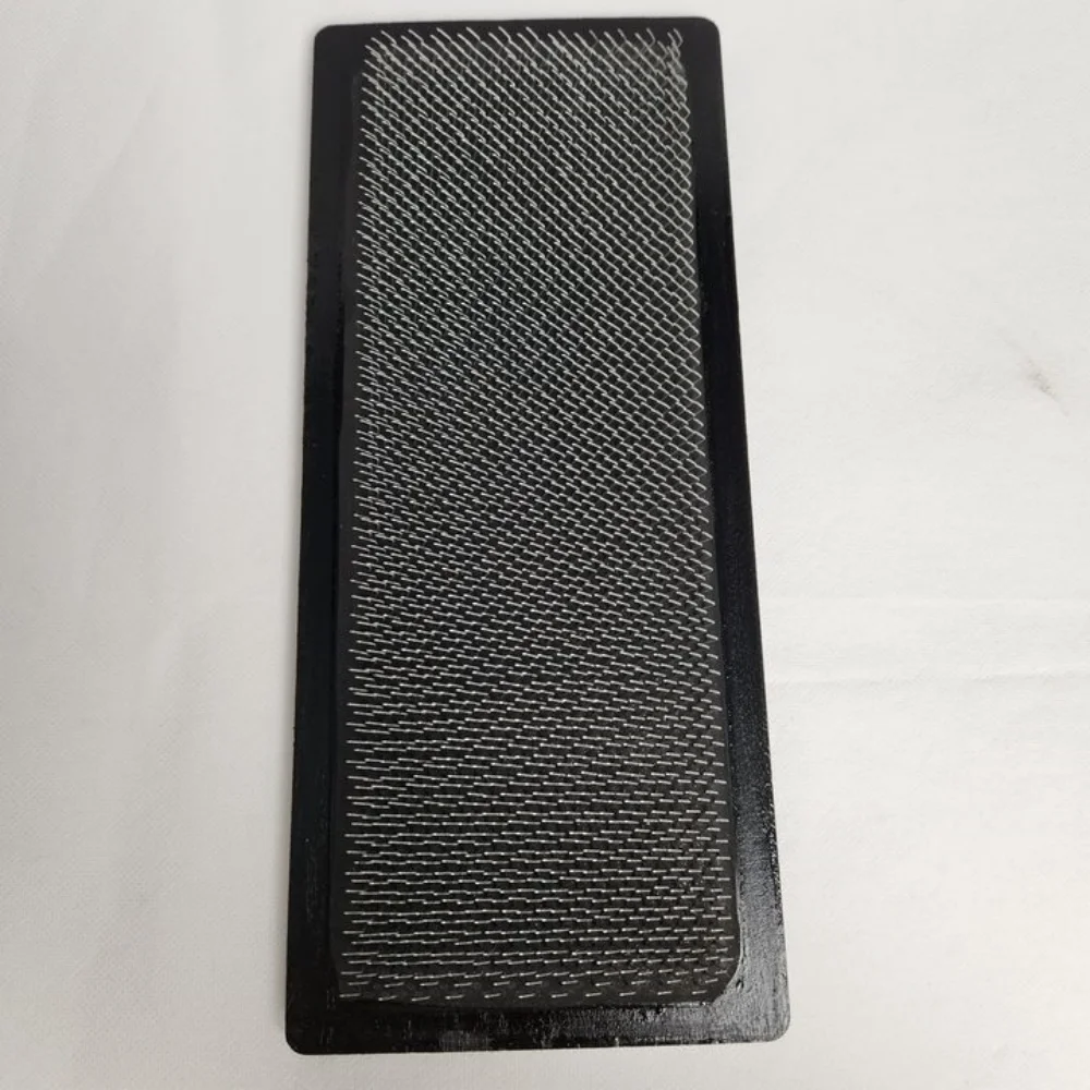 28X12CM Wooden Drawing Mat Hair Holder Hair Hackle For Wig Making use Drawing Card with curved needle