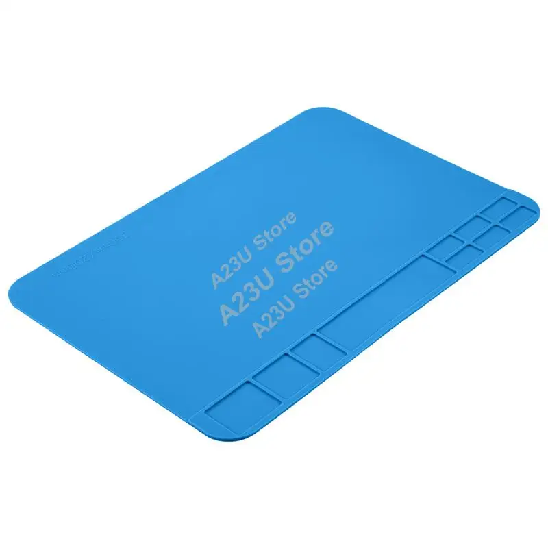 

Insulation Silicone Soldering Repair Mat Heat Resistant Work Pad For Mobile Phone PCB BGA Soldering Iron Repair Pad-Hot