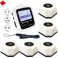 CATEL 5 Guest Call Button Bells 1 Watch Receiver Pager Wireless Bar Coffee Shop Restaurant Calling System