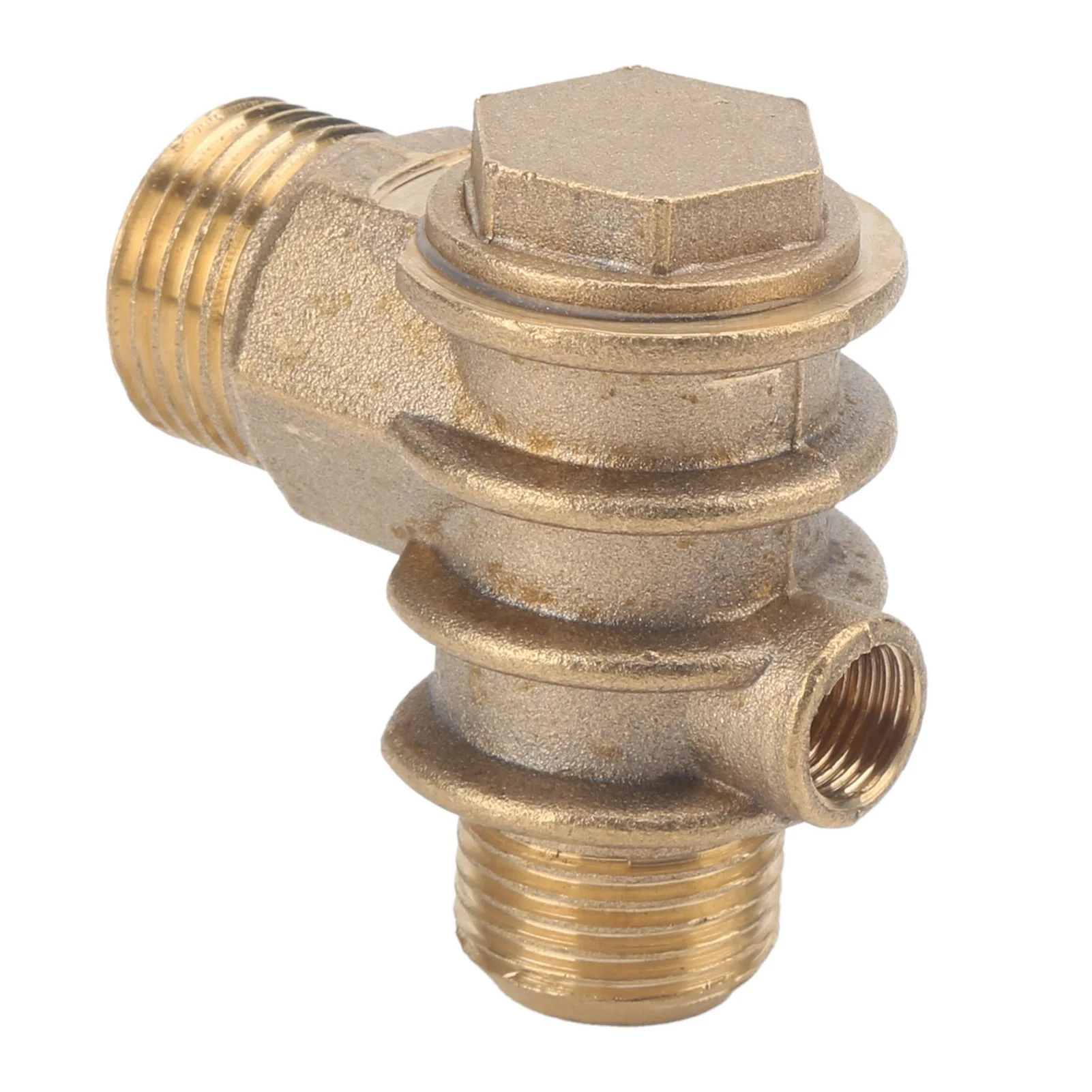 

Обратный клапан Латунный обратный клапан Одноходовой пневматический обратный клапан Аксессуары для воздушных компрессоров G1/2 x 3/4-16UNF x M10