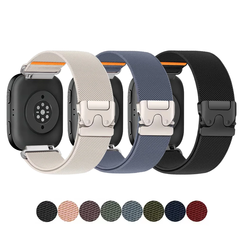 Correia de paracaídas para amazfit bip Max 6 5/Active 3 2/T-Rex 3/Balance 2/helio, pulseira de nylon, cinto amazfit GTS/GTR 3 4