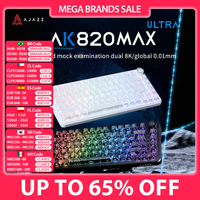 AJAZZ AK820 Max Ultra HE Magnetic Switch Keyboard 75% Wireless Gaming Mechanical Keyboard 8K ARGB Bluetooth Keyboards for Gamer