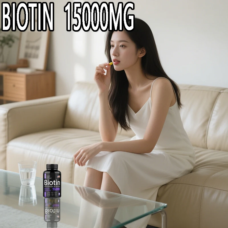

1 bottle of biotin capsule promotes healthy hair nails and skin increases metabolism promotes growth development