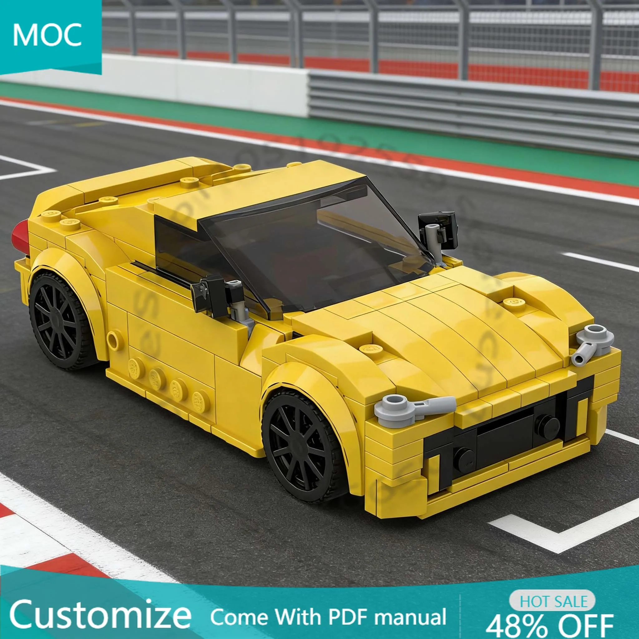 

239 PCS Build Your Dream Car BRZ (76901 alt) MOC Customize Modular Building Block Simple Popular Kids DIY Boy Toy Christmas Gift