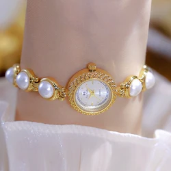 Women Bracelet Watches Luxury Brand Dress Quartz Small Dial Gold Ladies Wrist Watches Rhinestone Gold Watches For Women Dropship