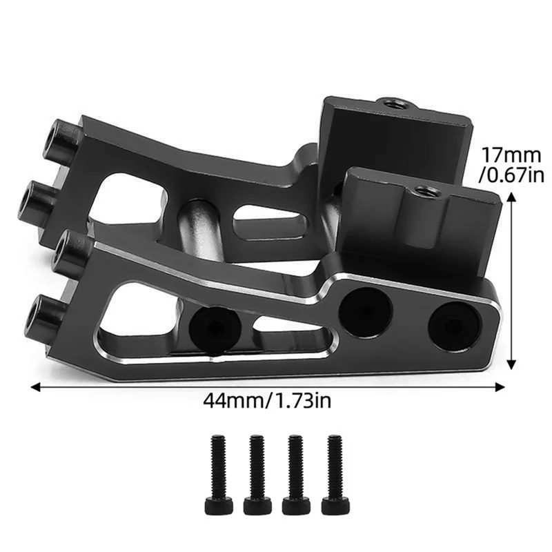 ل ARRMA 1/14 TYPHON GROM 223S RC اكسسوارات السيارات ترقية عدة سبائك الألومنيوم قابل للتعديل زاوية مقعد جناح الرياح