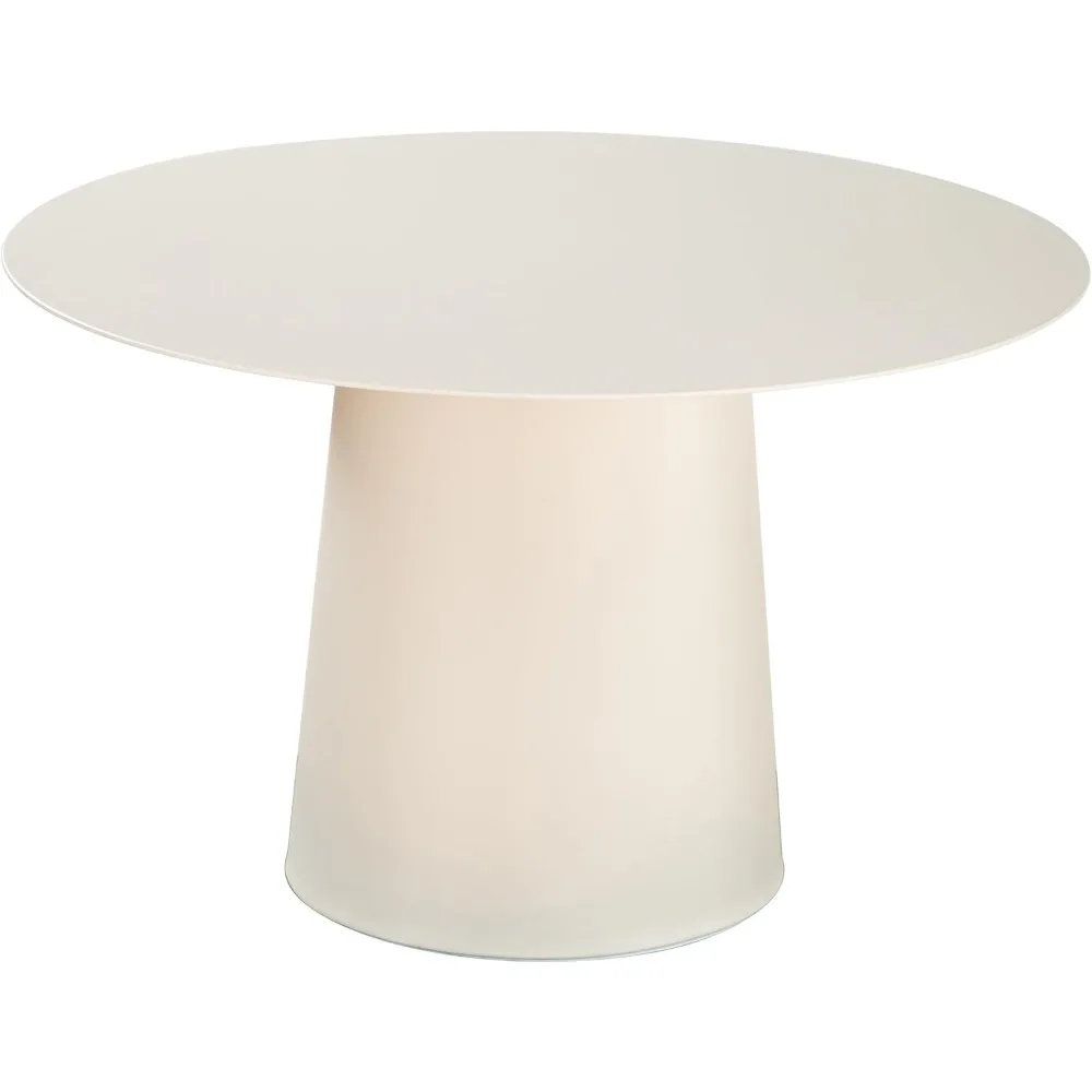 طاولة قهوة مستديرة صغيرة حديثة W24 في طاولة جانبية بيضاء مع حديد لغرفة المعيشة وغرفة النوم #3