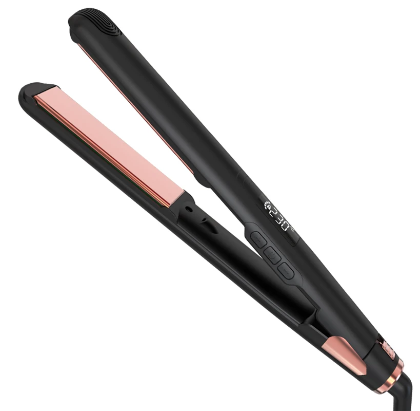 

LISAPRO Original Ceramic Hair Straightening Flat Iron 1" Hair Treatments Professional Salon Model Hair Straightener & Curler