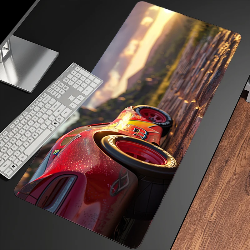 Alfombrilla de ratón Disneys Cars antideslizante eSports Anime Gamer Tablet Varmilo teclado alfombrilla Kawaii portátil accesorios para juegos alfombrilla de ratón