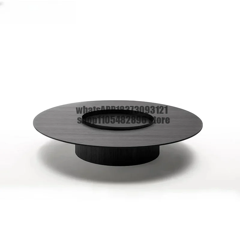 Timeless Tea Table with Solid Wood Legs and Marble Surface, Perfect for Coffee or Tea Service