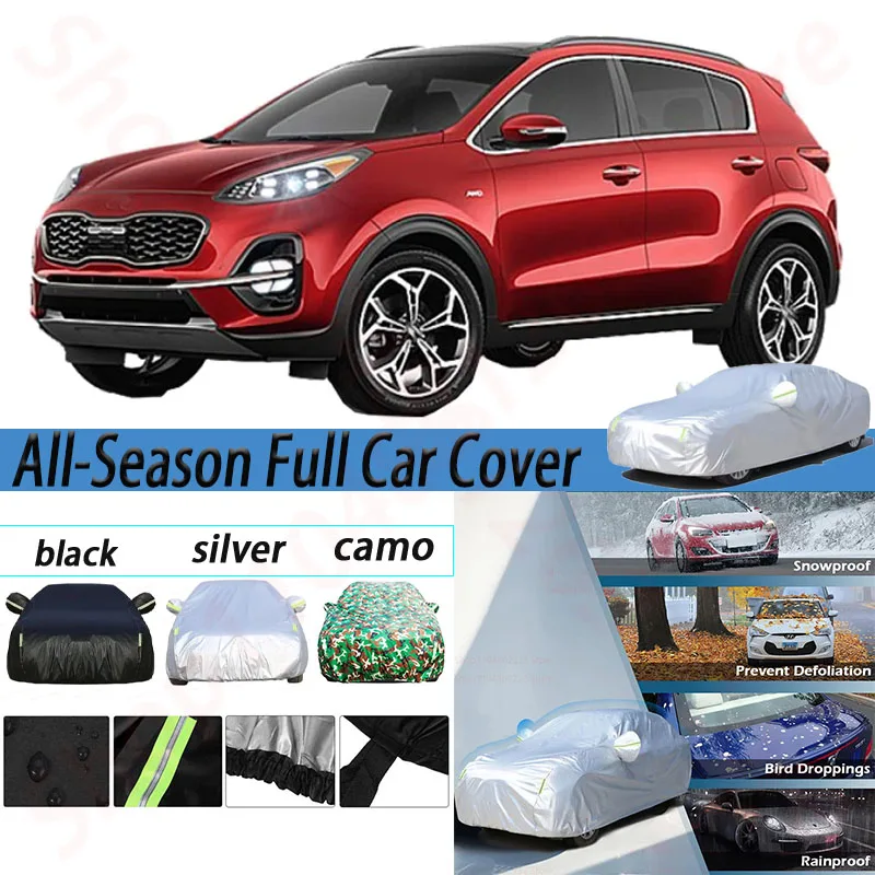 

Waterproof Car Covers SUV Outdoor Anti-UV Sun Snow Rain Dust Protection Cover For Kia Sportage