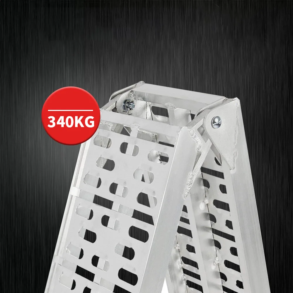 Get On Car Artifact Motorcycle Aluminum Alloy Ramp Boarding Bridge Ramp Unloading Platform Artifact 340kg