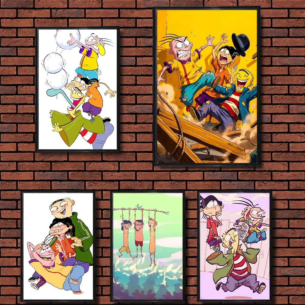 

cool Ed and Edd and Eddy Wall Art Anime Canvas Painting Poster For Living Room Decoration Picture Home Decor