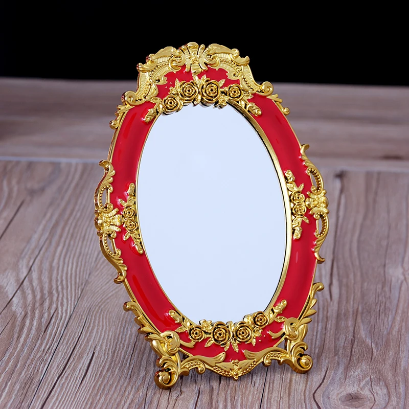 Wedding bride dowry red mirror dressing table