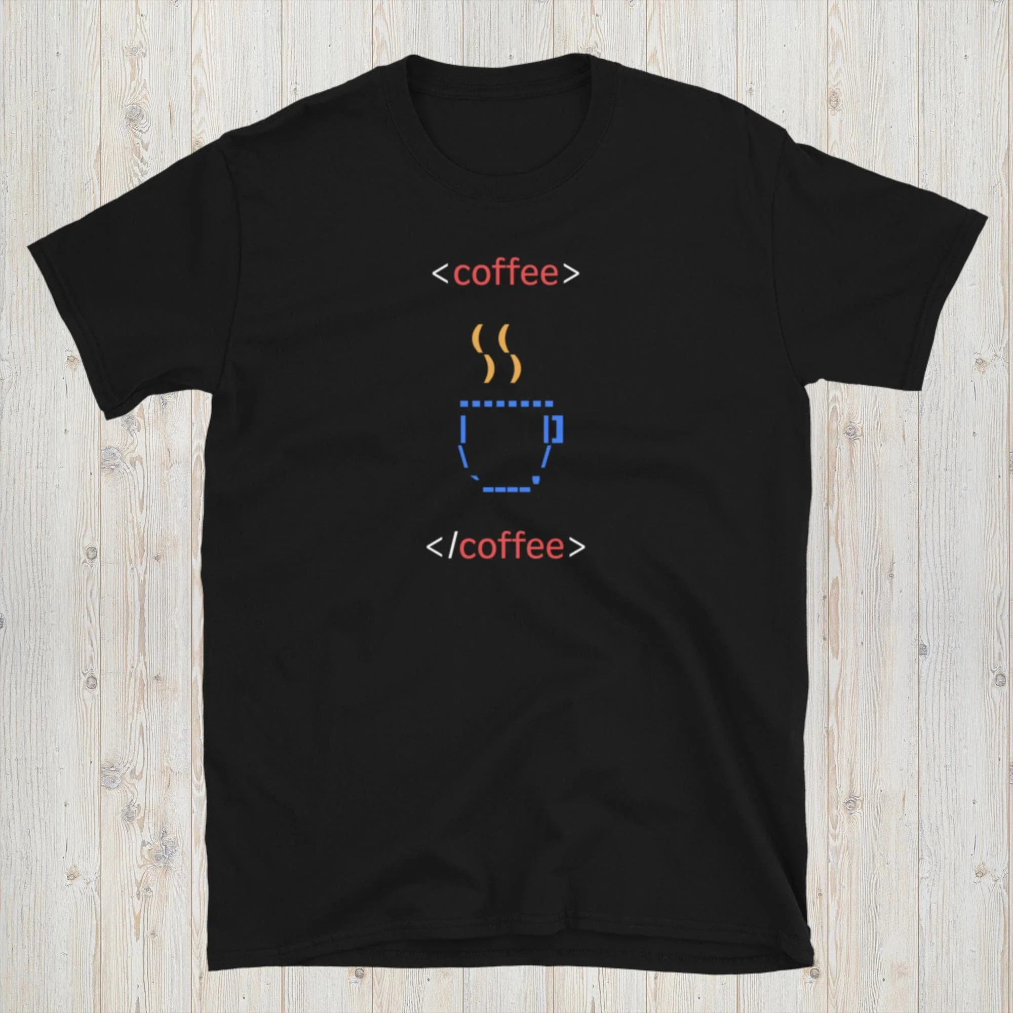 Coffee Ascii Art Developer Humor T Shirt