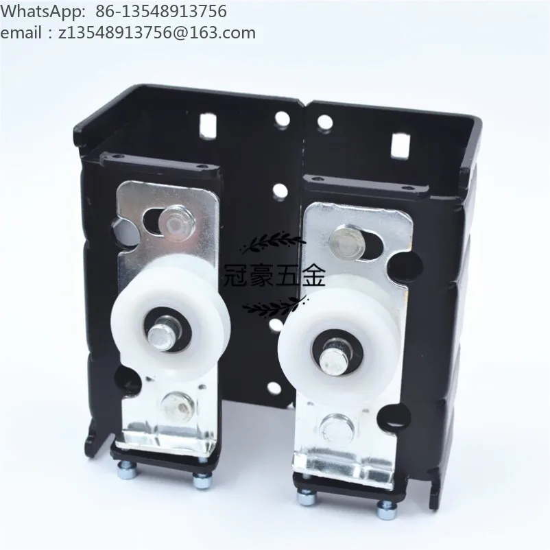 Heavy Duty Hanging Wardrobe Sliding Door Roller External Hanger Pulley Replacement Wheel Cabinet Moving Door Hardware Fitting