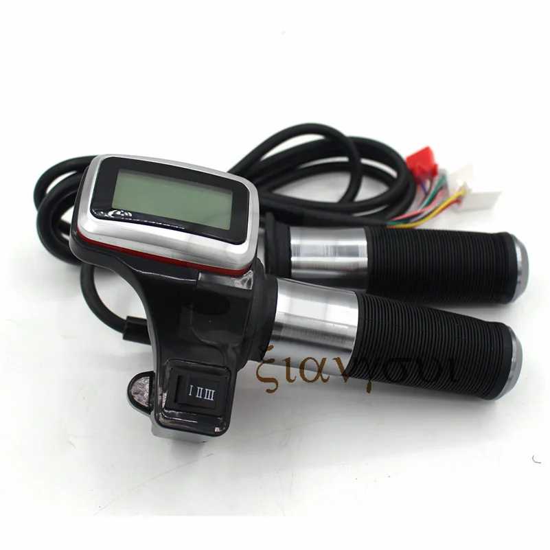 Modification Parts Electric Car LCD Power Display Turn Handle Throttle Accelerator Handlebar For Citycoco Electric Scooter