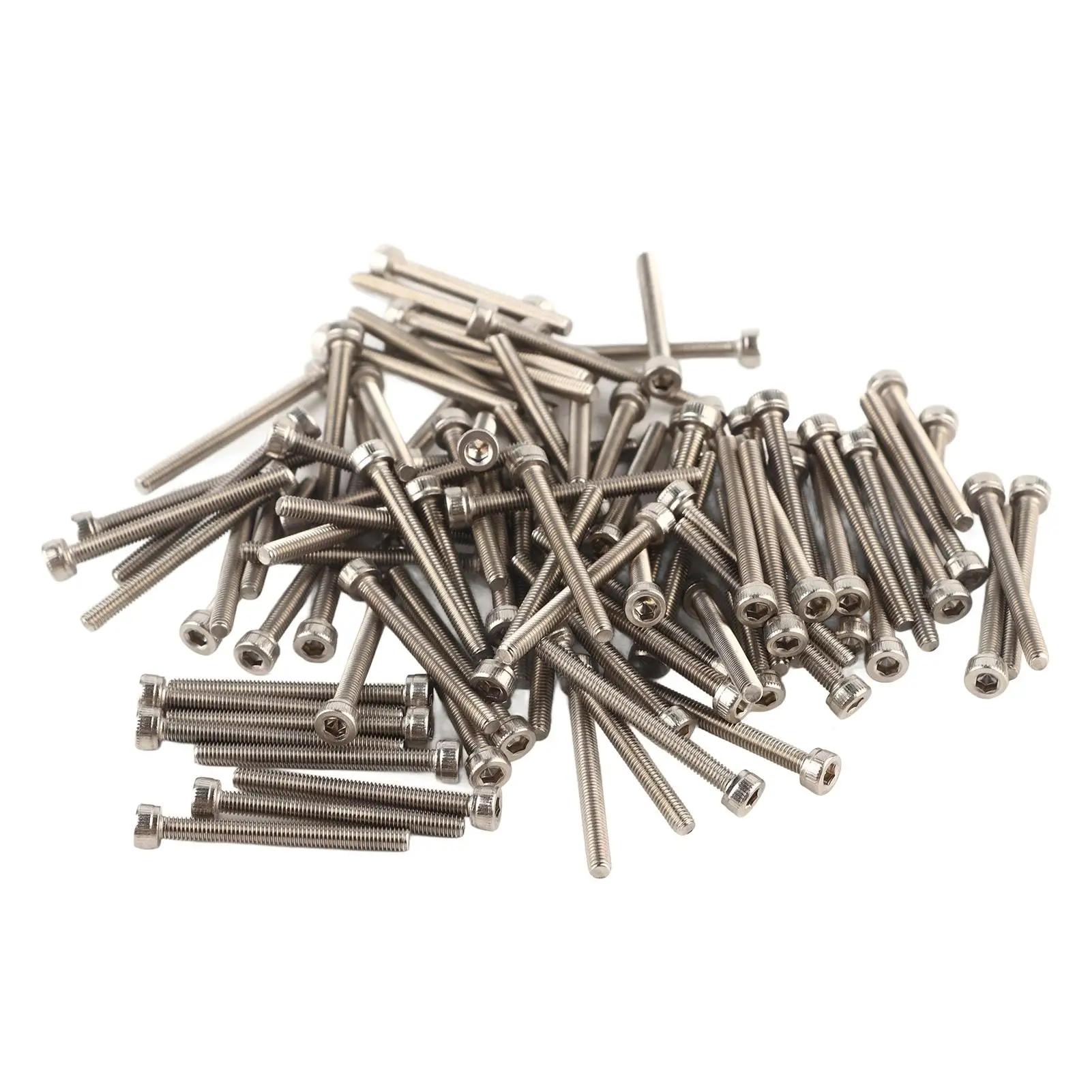 مسامير رأس مقبس سداسي 304 M3x30 من الفولاذ المقاوم للصدأ، مسامير معدنية متينة للتثبيت والتجميع