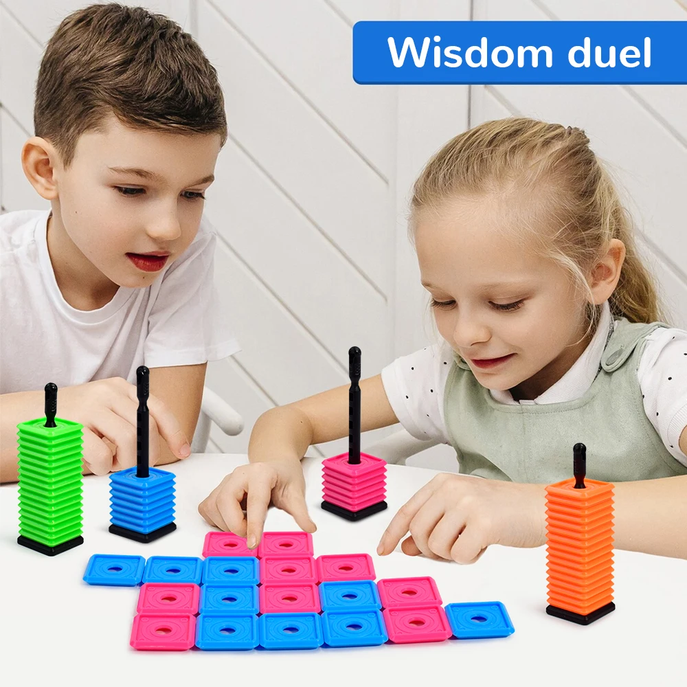 Mainan Edukasi Portabel Gobang Permainan Papan Desktop Permainan Lima-dalam-Satu Untuk Anak-Anak Dan Dewasa, Catur Meja Mainan Mudah Dibawa