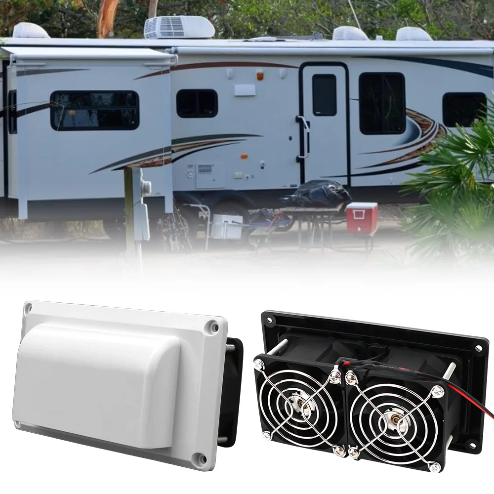 

Exhaust Fan Caravan Side Air Vent Ventilation for Camper Trailer Motorhome Boat Marine Yacht Car Accessories