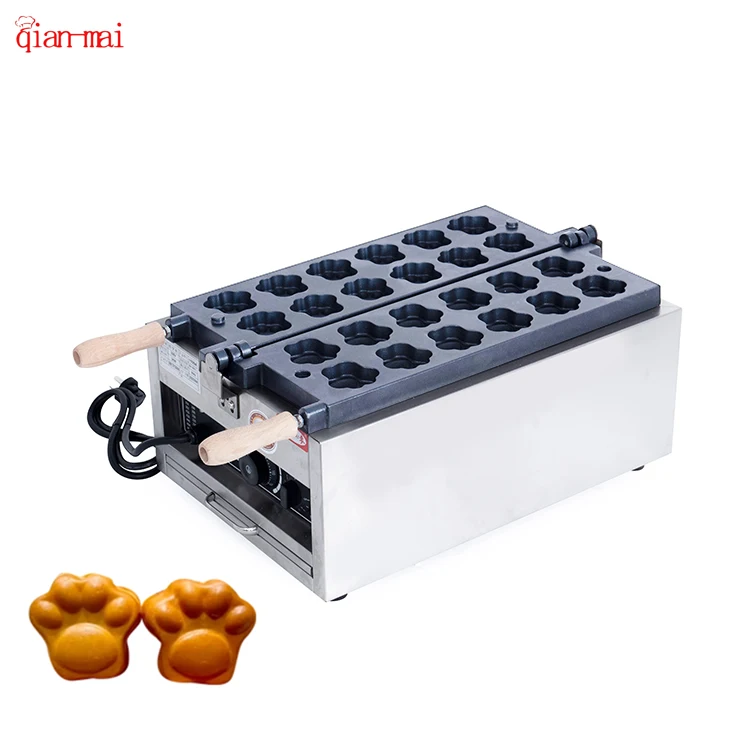 Non-stick Coated Plate Waffle Baking Equipment Snack Waffle Maker with Thermostat