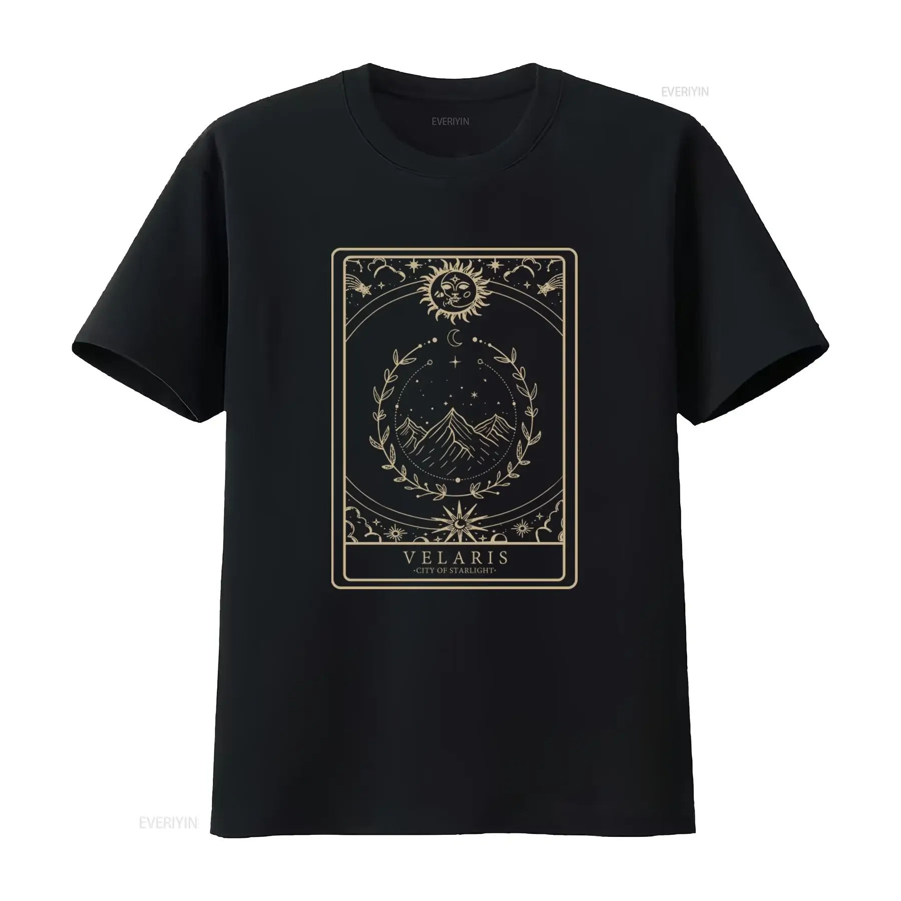 ACOTAR Book T Shirt V1 Tarot Tattoo A Court of Thorns and Roses Merch Vintage Velaris City Starlight SJM Bookish 1704LO graphic