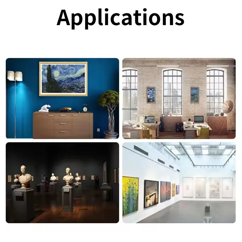 15 17 19 Inch Digital Art Screen Smart Electronic Picture Nft Display 2k 4k Display Oil Nft Picture Frame Art Gallery