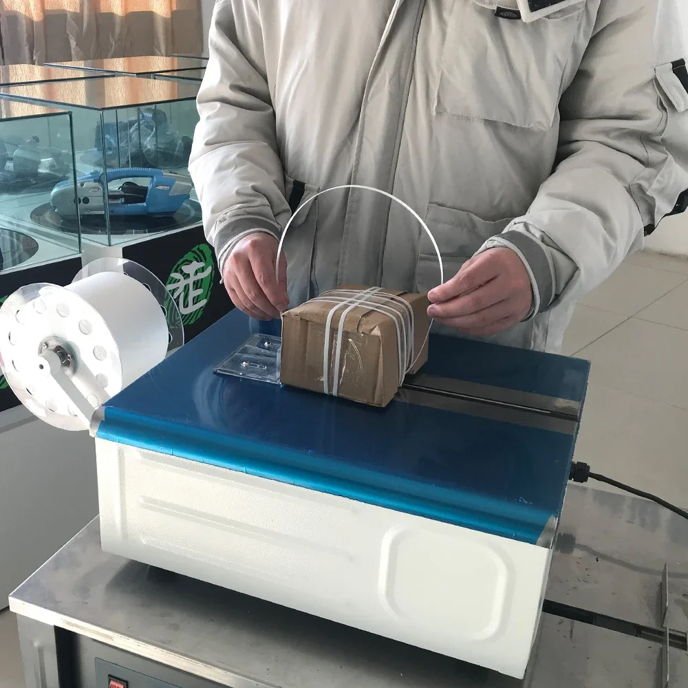 Полуавтоматическая электрическая обвязочная машина YS-A2T pp с ремешком настольного типа