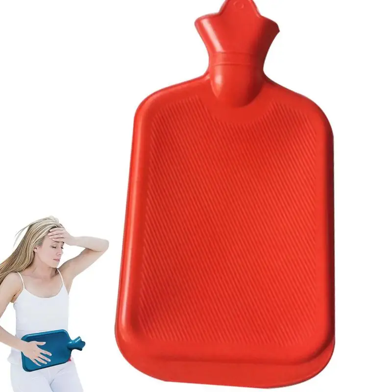 Hot Water Bag Multifunctional Warm Water Bottle PVC Hot Water Bottle With Double Hand Design Hot Water Bag For Hand Feet Warmer