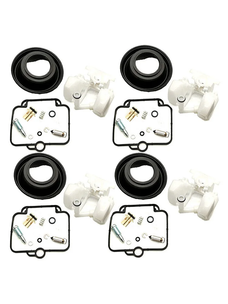 4 Sets Carburetor Repair Kit Float Diaphragm  FOR Suzuki Bandit 1200 GSF1200S 97-00 GSXR1100 89-92 GSXR600W 92-93 GSXR750W 93-95