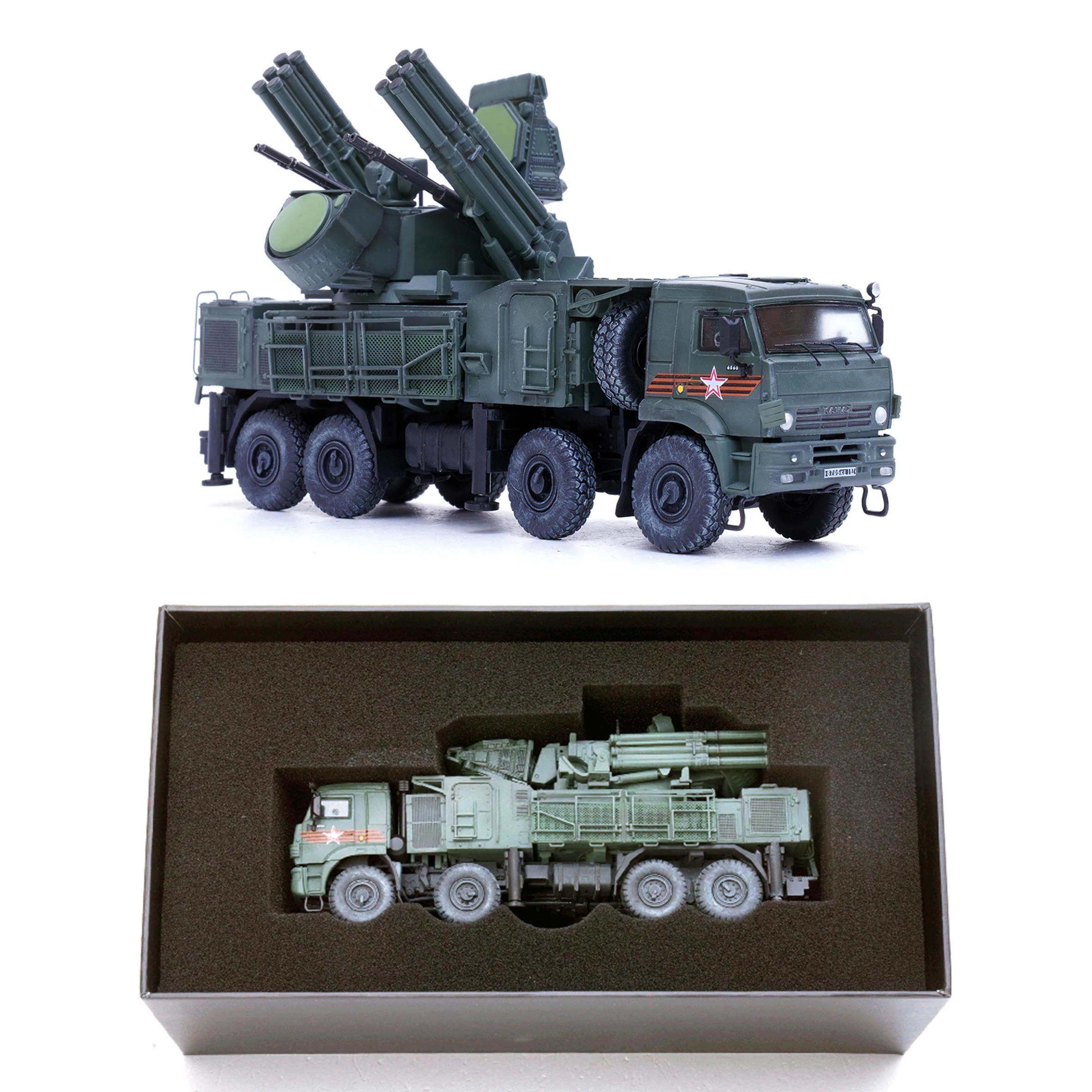 1/72 P12214PB Russian S1 Missile Launch Vehicle Model 2018 Victory Day Parade Painting Finished military collection model