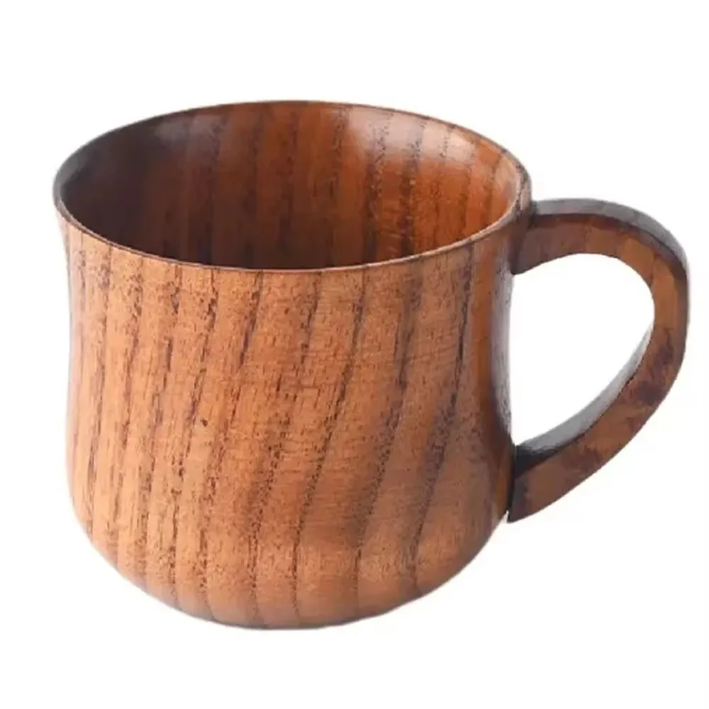

New Wooden Tea Cup Anti Scald 200ML Big Belly Cup Water Cup Milk