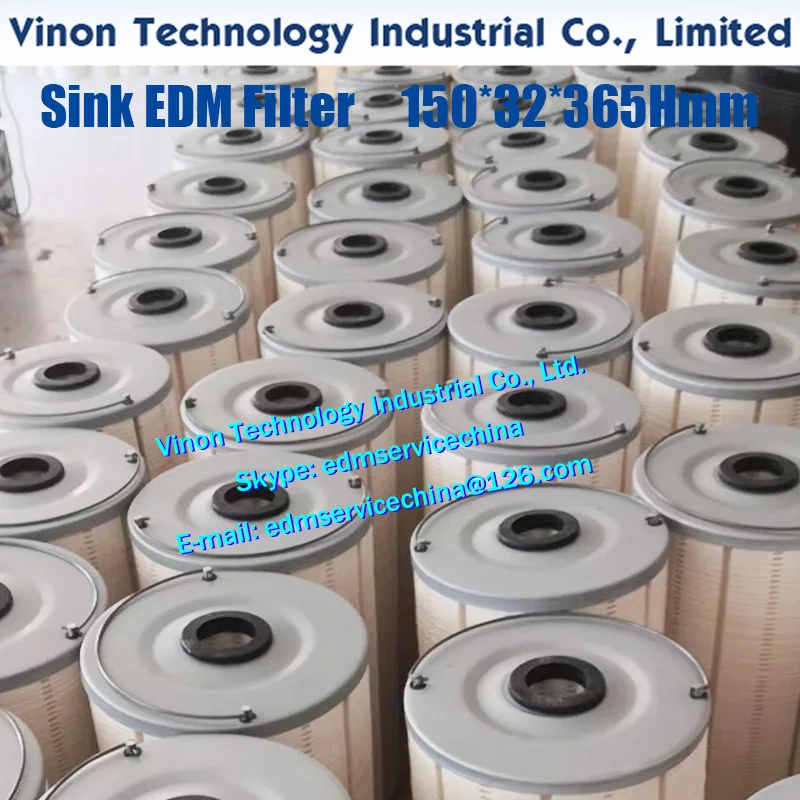 

E-05 Sink EDM Oil Filter 150x32x365mm for AgieCharmilles Spark Erosion Machine EXERON VOLLMER 249.246, FL-05 Layered disc type