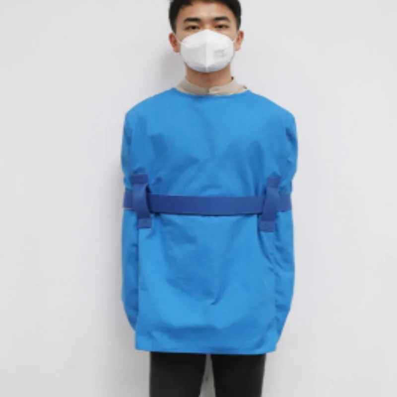 

New Protective Restraint Clothing Oxford Cloth Safety Clothing Breathable Back Buckle Hidden Sleeves Portable Wear-Resistant