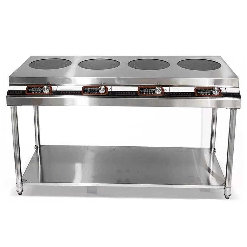 

Electric Commercial Kitchen Equipment 4 Four Burners Induction Cooker 3500 Watt for Restaurant