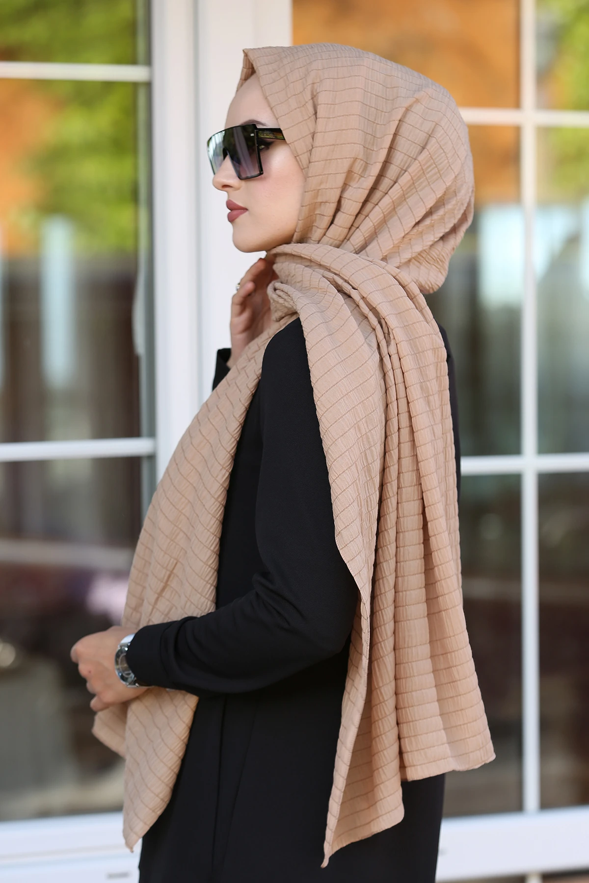 Seedling Shawl E-Milk Coffee Winter Autumn 2021 Muslim Women Hijab headscarf Islamic Turkey