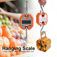 Electronic Crane scale Crane scale WeiHeng Mini Portable Crane LCD Digital Electronic Hook Hanging Scales Loop Weighing Balance