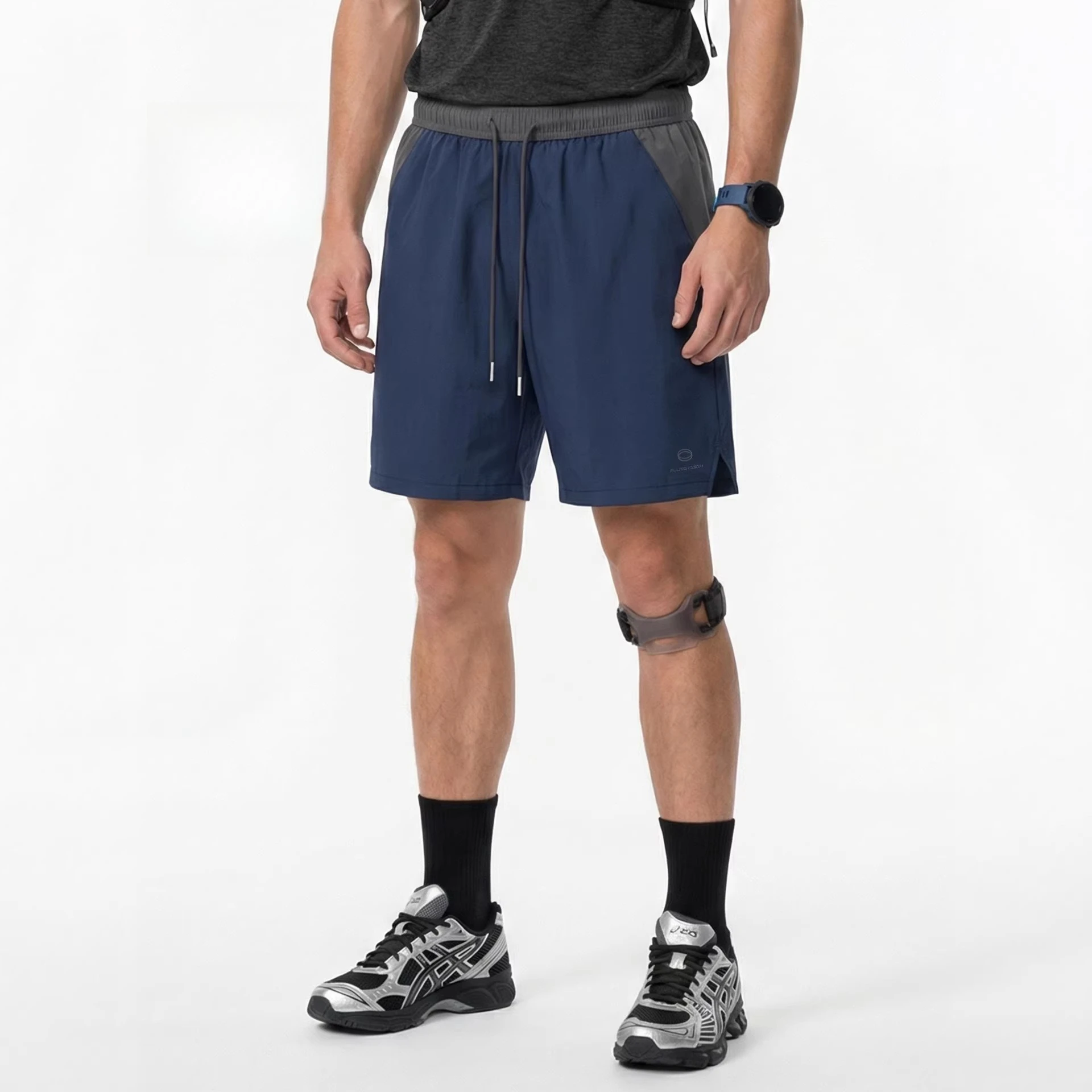 

Мужские быстросохнущие спортивные шорты, водоотталкивающие и мгновенно охлаждающие, для бега на открытом воздухе, новинка 2026 S/S, дышащие, прямого кроя